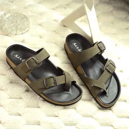 Mast & Harbour Women Open Toe Flats with Buckles-picture-14