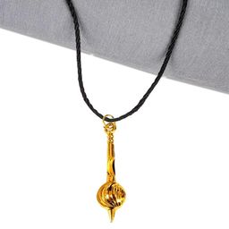 VANISHREE WORLD Gold-Plated Gada Shaped Brass Pendants-image-81