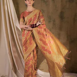 Suha Woven Design Zari Art Silk Banarasi Saree-picture-11