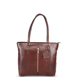 GENWAYNE Leather Structured Shoulder Bag-11