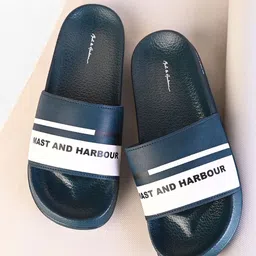 Mast & Harbour Men Colourblocked Regular Sliders-picture-29