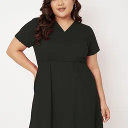 BRINNS Women Plus Size Cotton Fit & Flare Dress-image-13
