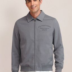 U.S. Polo Assn. Men Woollen Quilted Jacket-46