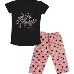 Tee Weavers Girls Printed Night suit-image-68