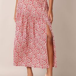 LIMEROAD Printed Flared Midi Skirt-picture-2