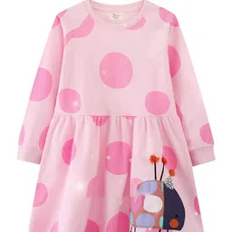 LULU & SKY Polka Dot Print Fit & Flare Dress-picture-28