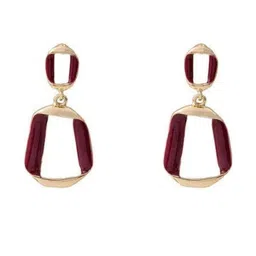 Adornity Women Red Earrings-picture-11