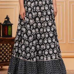 NYPA Printed Flared Maxi Skirt-picture-33