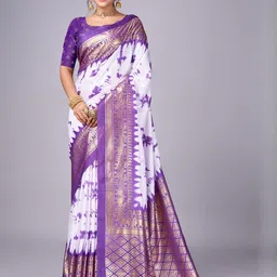 Sita Tie and Dye Woven Design Zari Chanderi Saree-picture-18
