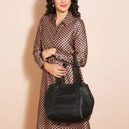 Globus Women Textured Structured Two Handles Shoulder Bag-picture-31