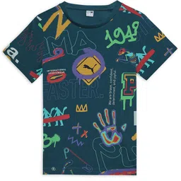 Puma Classics Drip Printed Youth Tee-image-5