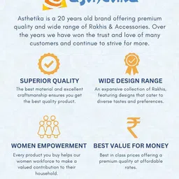 Asthetika Thread Rakhi image 2