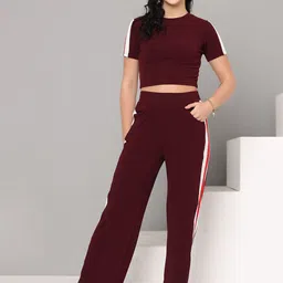 ZICADA Round Neck T-Shirt With Trousers-picture-52
