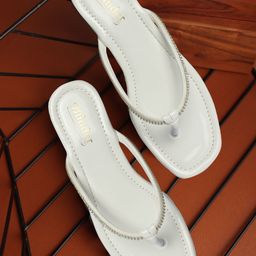 BLINDER Women Embellished Strappy Open Toe Flats-image-8