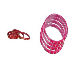 Somil Women Combo of Artificial Stones Studded Bangles Set-image-9