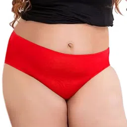 Diving Deep Women Cotton Plus Size Hipster Briefs-image-93