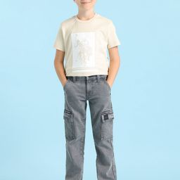 U.S. Polo Assn. Kids Boys Classic Regular Fit Mid-Rise Light Fade Jeans-image-58
