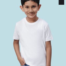 Friskers Boys Pack of 2 Solid Round Neck Cotton T-shirts-picture-9