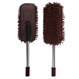 Aura Brown 2 piece Solid PVC Bath Accessories Set-image-38