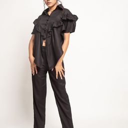 JORASA Ruffled Top & Trouser Co-Ords-picture-25