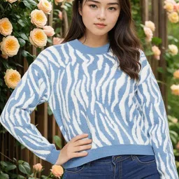 Stylecast X Kotty Women Cotton Printed Crop Pullover-image-92