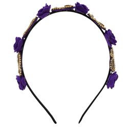Aye Candy Flower & Motif Embellished Hairband-image-71