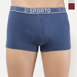 Sporto by Macho Pack Of 3 Cotton Breathability Trunk-picture-4