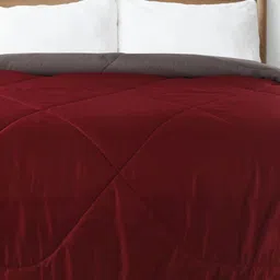 Saral Home Maroon Microfiber AC Room Double Bed Quilt-image-50