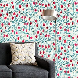 ArtzFolio Printed UV-Resistant Anti-Bacterial Watercolor Floral Pattern Peel & Stick Wallpaper-picture-17