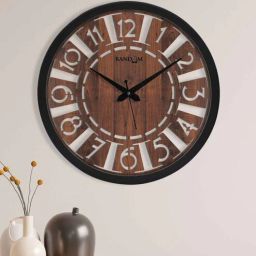 random Black Plastic Roman Numerals Modern Wall Clock-picture-19