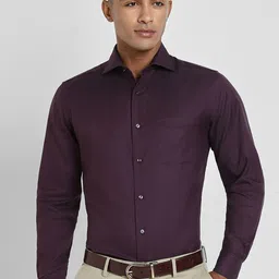 Allen Solly Sport Men Spread Collar Solid Cotton Formal Shirt-image-88