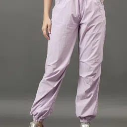 Mast & Harbour Women Solid Regular Fit Trousers-picture-27