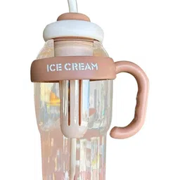deedecorwave Brown Plastic Water Bottle-22