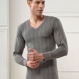 INFERNO Men Ribbed Cotton Thermal Top-image-73