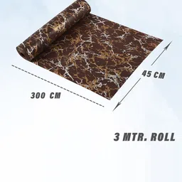 Kuber Industries Brown Set of 1 Regular Shelf Liner Organisers image 4