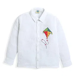 ZIP ZAP ZOOP Boys Standard Opaque Striped Casual Shirt-41