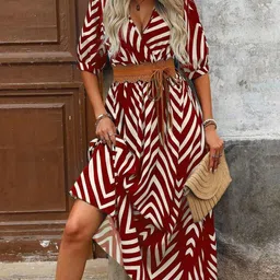 LERIYA FASHION Print A-Line Midi Dress-picture-44