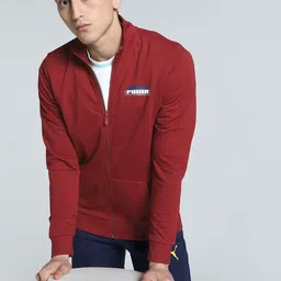 Puma Men Solid Long Sleeves Bomber Jacket-17