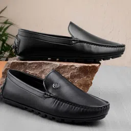 Thivim Men Leather Formal Loafers-image-65