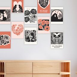 CVANU Multicoloured 6 and more Piece Paper Wall Core-picture-34