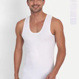 CAVENDERS Men Pack Of 5 Pure Cotton Undershirt Vests White Premium quality Dno-v331st-image-93
