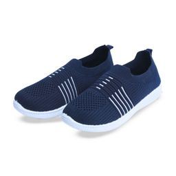 FootStation Women Woven Design Slip-On Sneakers-image-90