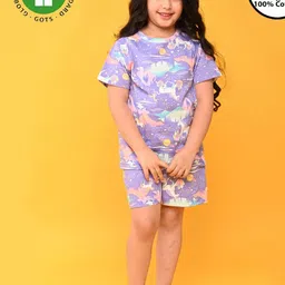 YK Girls Printed Night suit-picture-44