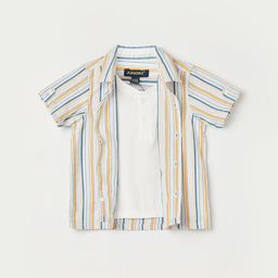 Juniors by Lifestyle Boys Striped Casual Shirt-image-75