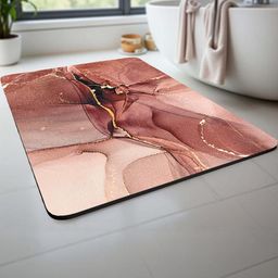 IVAZA Pink 1850 GSM Silicone Bath Rugs-image-63