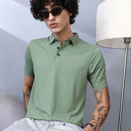 Campus Sutra Polo Collar T-shirt-image-79