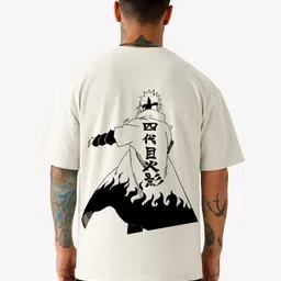 Be Crazy Men Graphic Printed Round Neck Cotton Oversized T-shirt-picture-49
