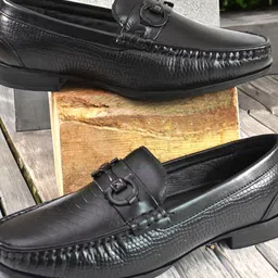 Beeone Men Leather Loafers-image-66