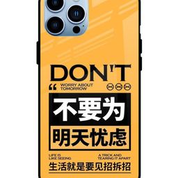 QRIOH Quirky Printed iPhone 13 Pro Back Case Mobile Accessories-image-47