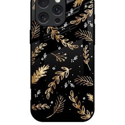 QRIOH Floral Printed iPhone 16 Pro Back Case Mobile Accessories-image-71